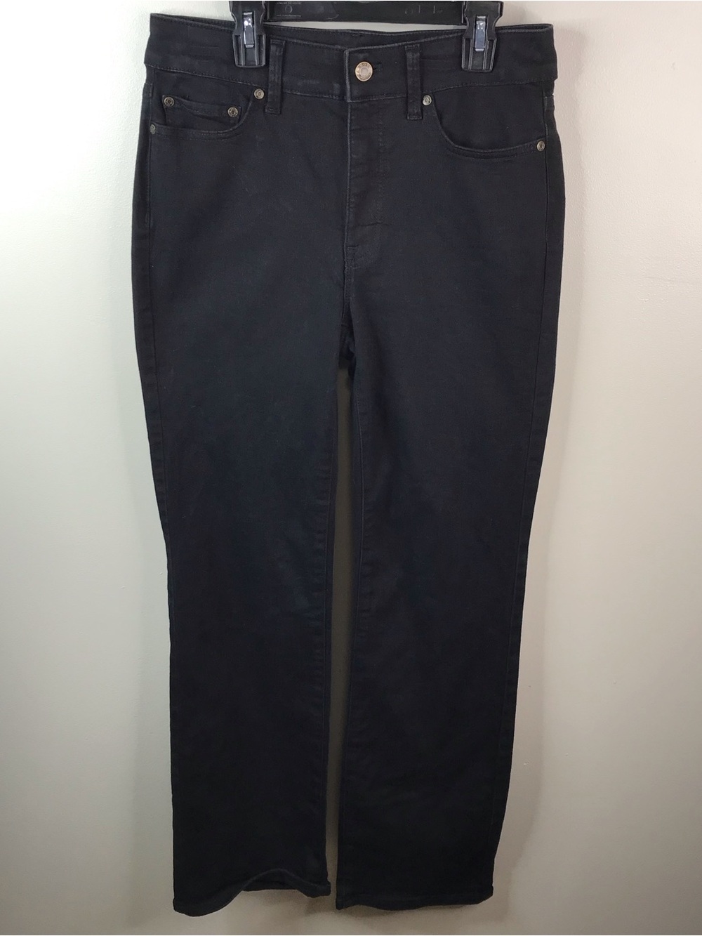 Talbots Barely Boot Jeans Black Sz 6